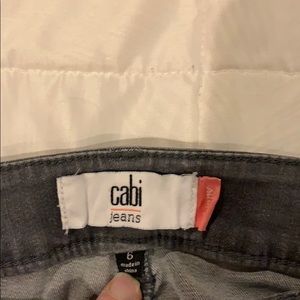 Cabi gray skinny jean size 6